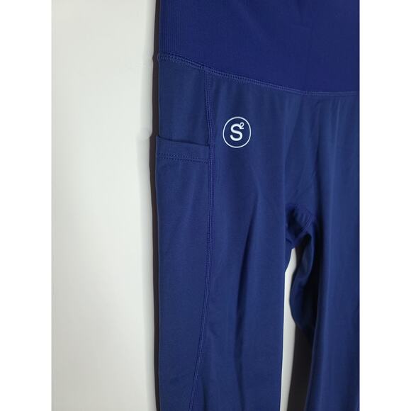 Supplement Superstore S2 faction navy blue leggings with pockets - small - Picture 3 of 5